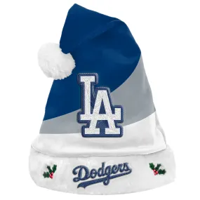 Los Angeles Dodgers Colorblock Santa Hat