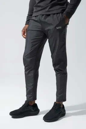 Man Active Matte Panelled Tapered Joggers | boohooMAN UK