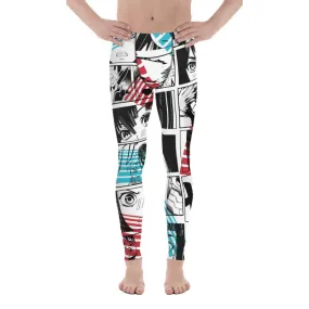 Manga Comic Book Men's Leggings