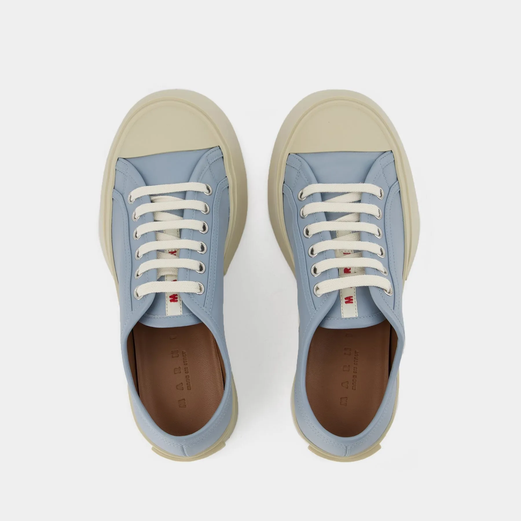 Marni  Laced Up Pablo Sneakers - Marni - Aquanavy - Leather