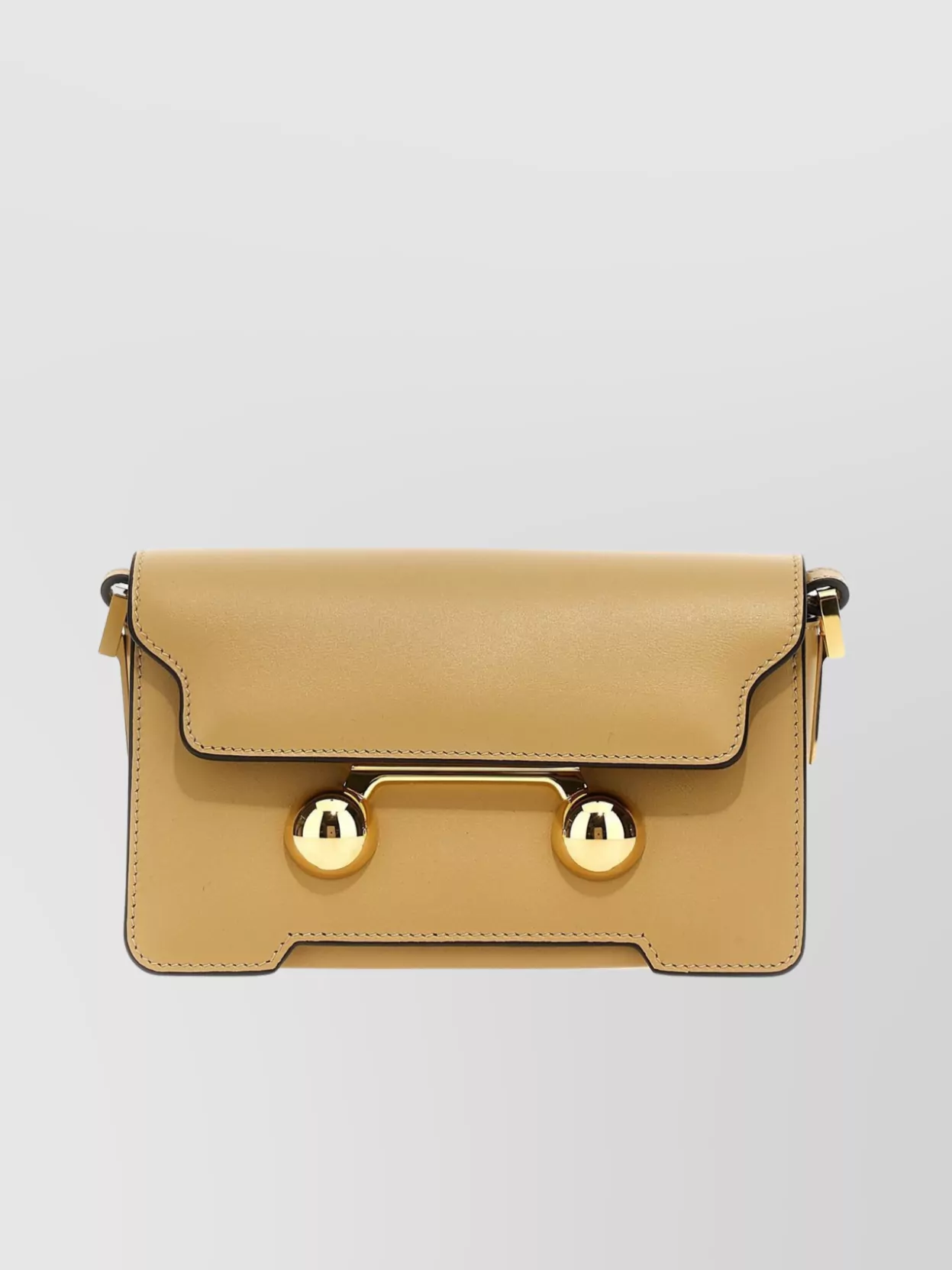 Marni   Mini structured shoulder bag with gold-tone hardware