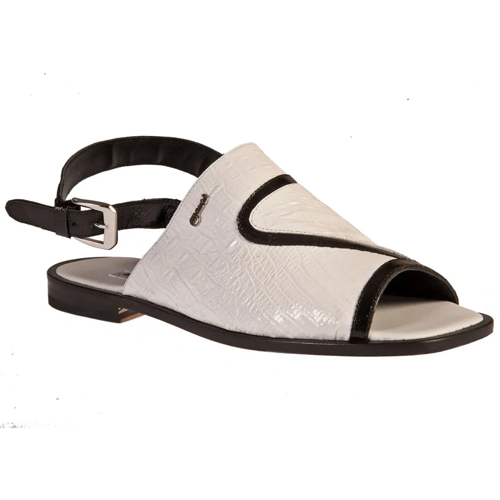 Mauri 1243 Karung / Yaka Sandals Black / White (Special Order)