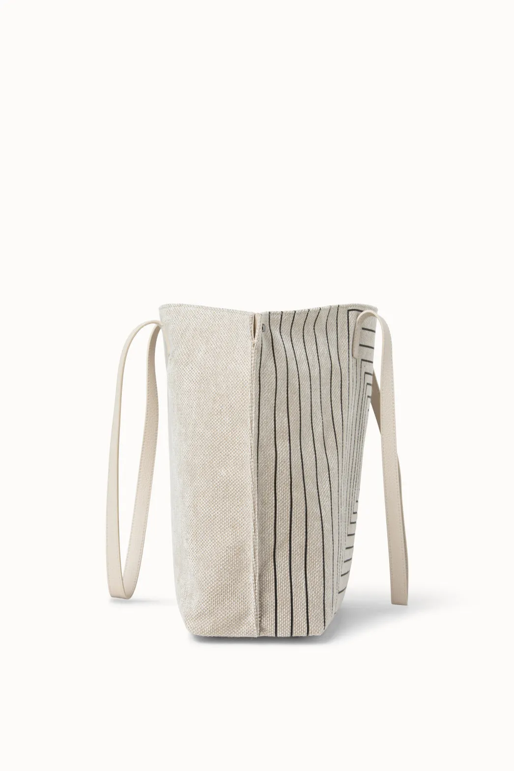 Medium Ai Shoulder Bag in Trapezoid Square on Canvas