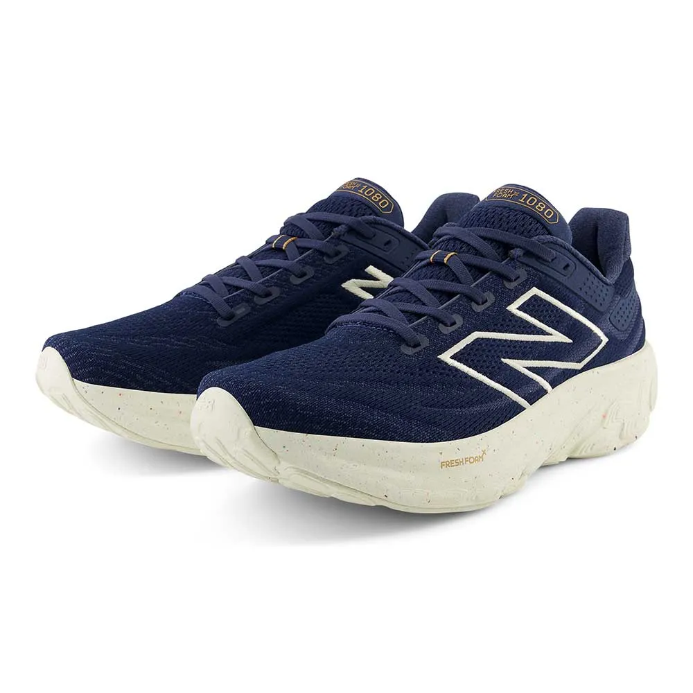 Men's Fresh Foam X 1080v13 Running Shoe - Navy/Vintage Indigo - Regular (D)