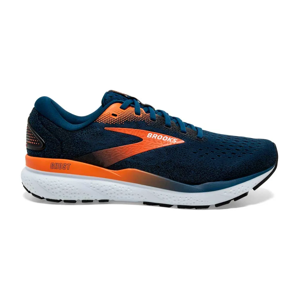 Men's Ghost 16 Running Shoe - Blue Opal/Black/Nasturtium - Regular (D)