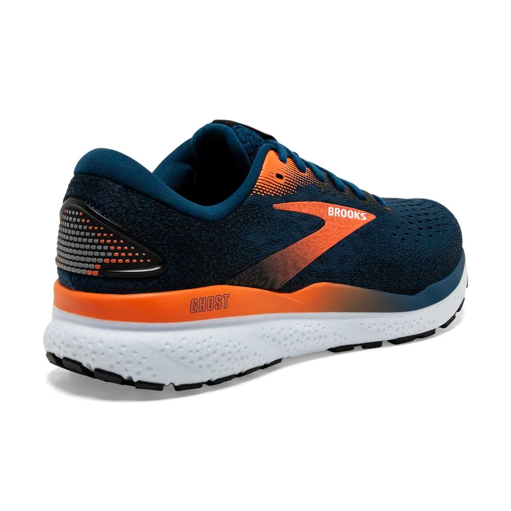 Men's Ghost 16 Running Shoe - Blue Opal/Black/Nasturtium - Regular (D)