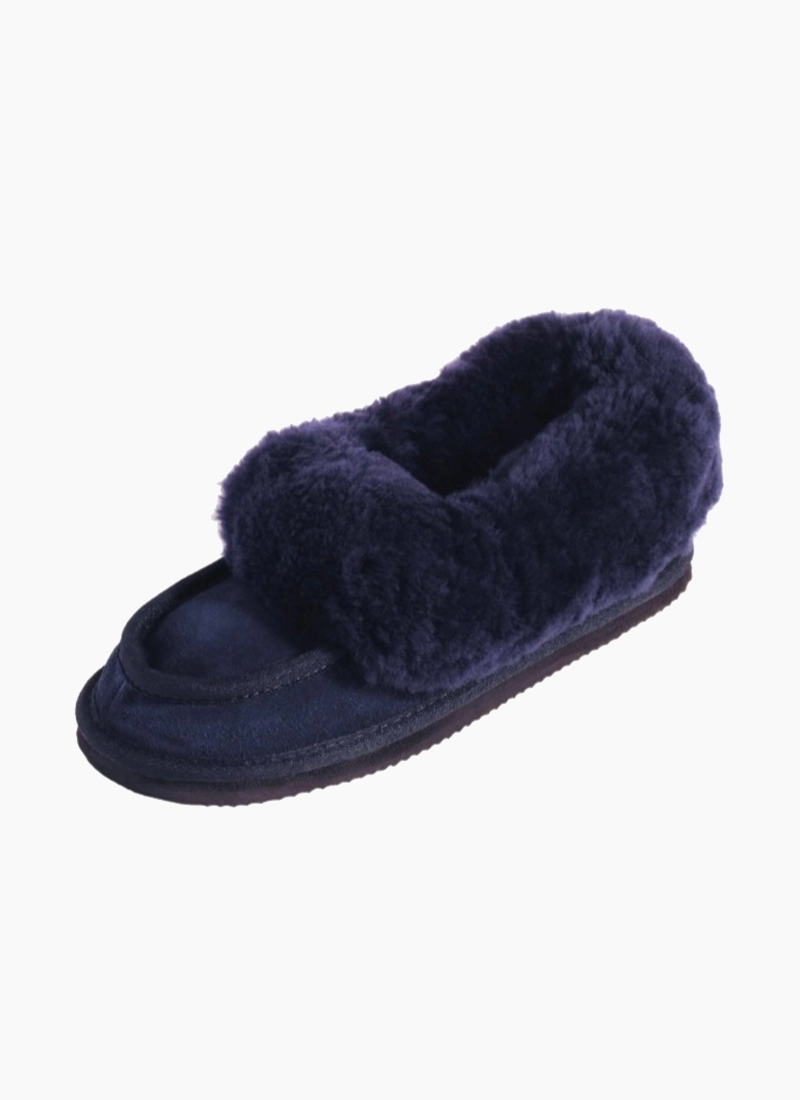 Mi Woollies Classic Navy Slipper