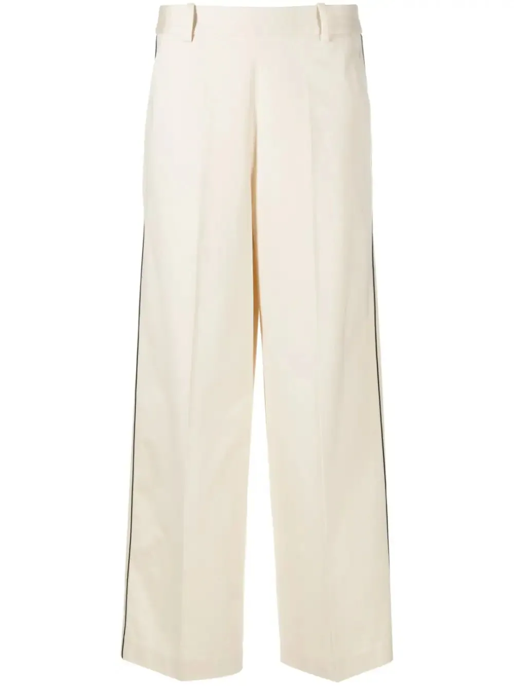 Mid Rise Wide Leg Trousers - Sugar