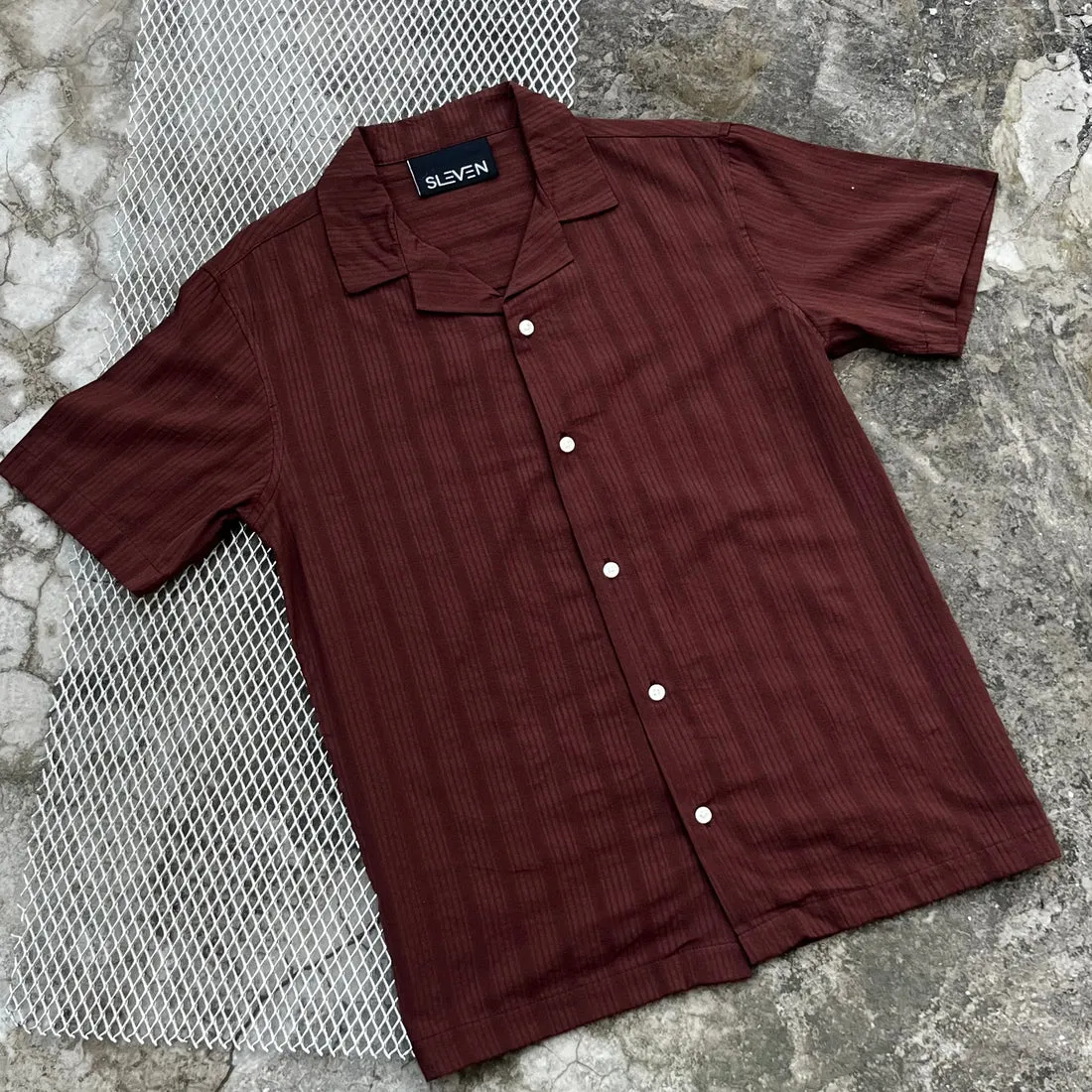 MOCHA SHORT SLEEVE SHIRT