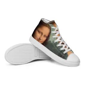 Mona Lisa Women’s High Top Canvas Shoes