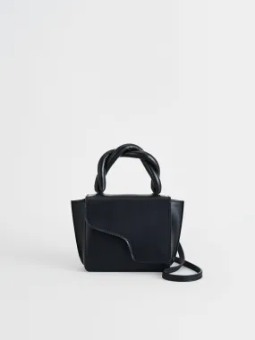 Montalbano Black Leather/Nappa Mini handbag