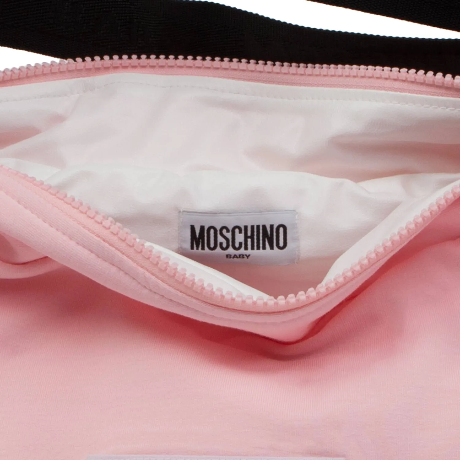 Moschino Logo Pink Mommy Bag