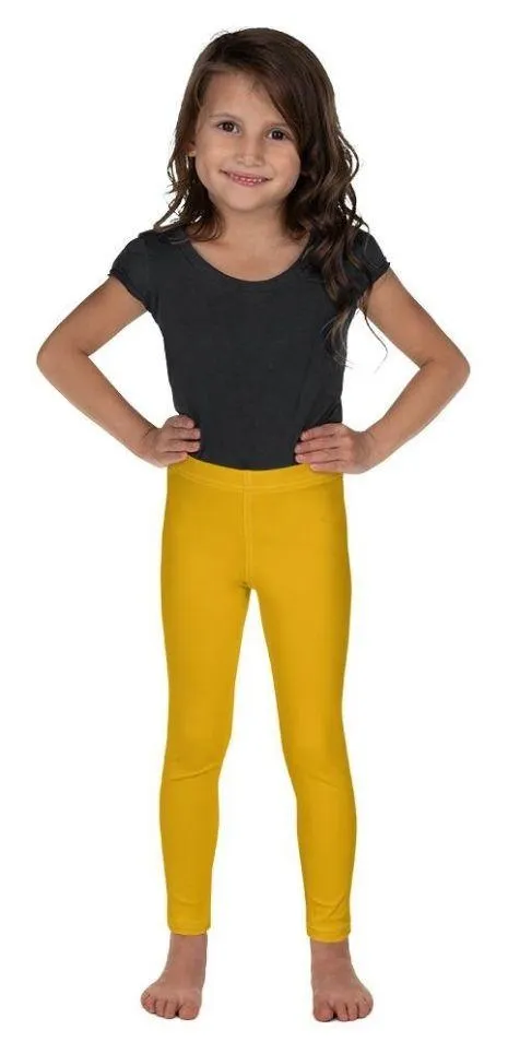 Mustard Yellow Kid's Leggings