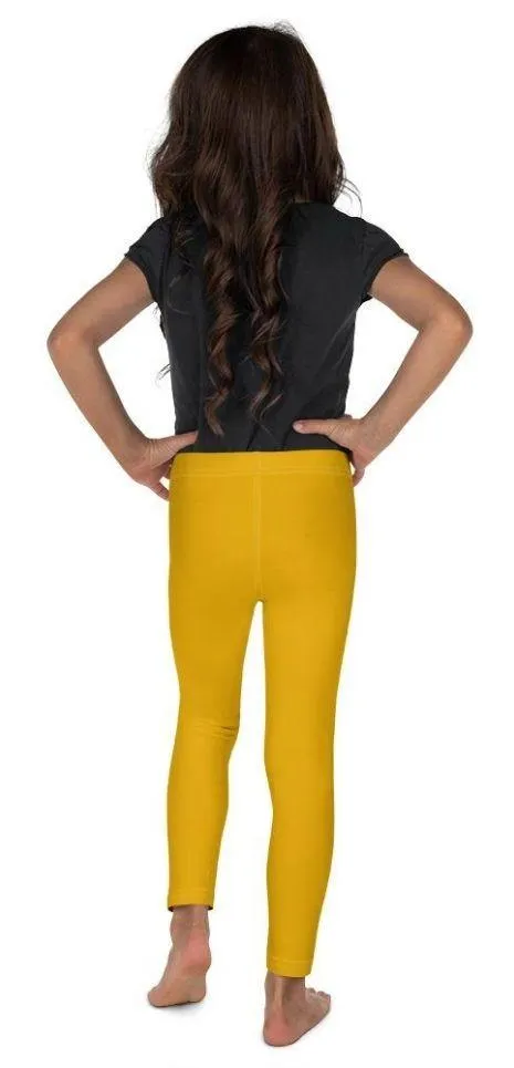 Mustard Yellow Kid's Leggings