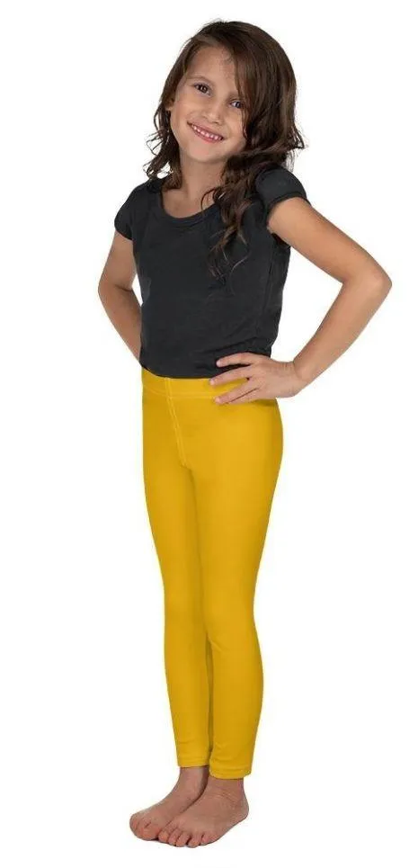 Mustard Yellow Kid's Leggings