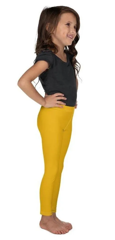 Mustard Yellow Kid's Leggings