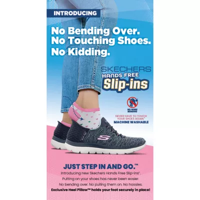 new!Skechers Edgeride Hands Free Slip-Ins Womens Sneakers