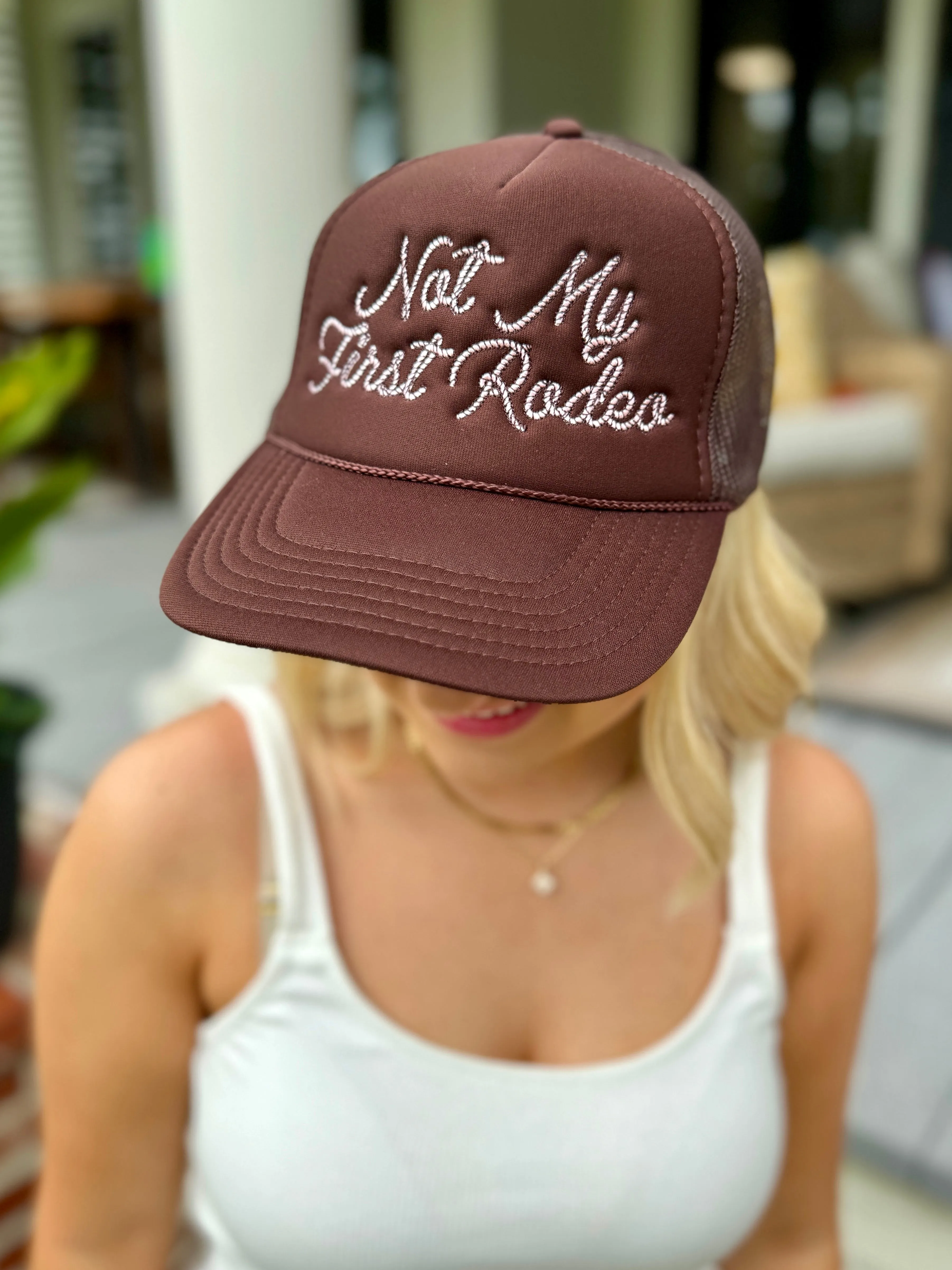 Not My First Rodeo Trucker Hat