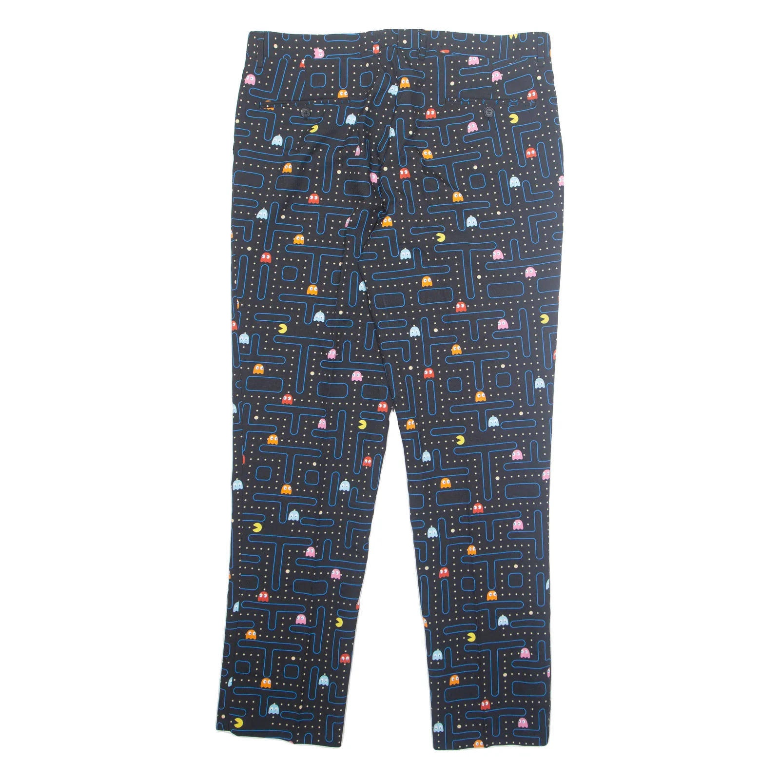 OPPOSUITS Pacman Chino Mens Trousers Black Regular Straight W36 L33