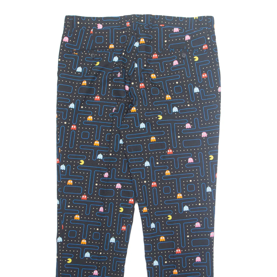 OPPOSUITS Pacman Chino Mens Trousers Black Regular Straight W36 L33