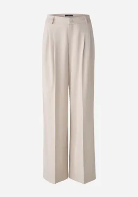 OUI Jersey Blend Trousers, Light Stone