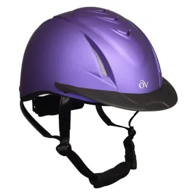 Ovation Metallic Schooler Helmet - Purple