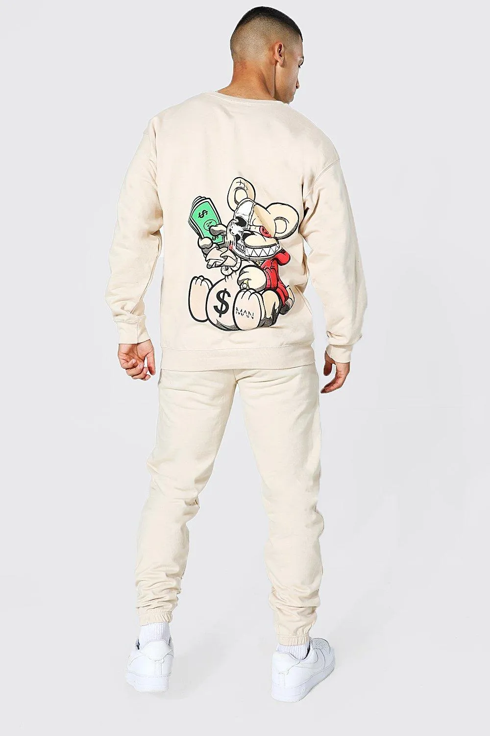 Oversized Evil Teddy Sweater Tracksuit