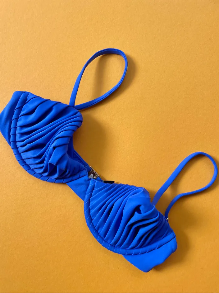 Palm: Mariella Underwire Bikini Top - Amalfi Blue