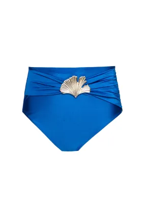 PatBO    Ocean Leaf Bikini Bottom Cobalt