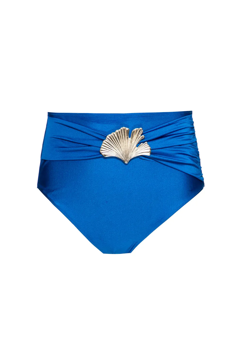 PatBO    Ocean Leaf Bikini Bottom Cobalt