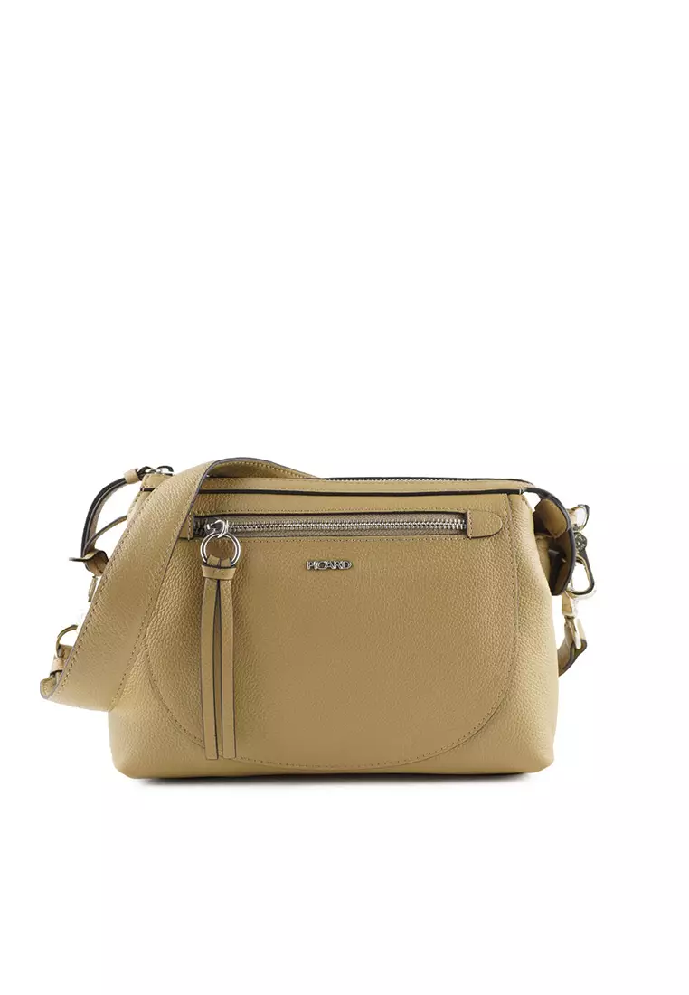 Picard Picard Fengshui Ladies Leather Shoulder Bag (Beige)