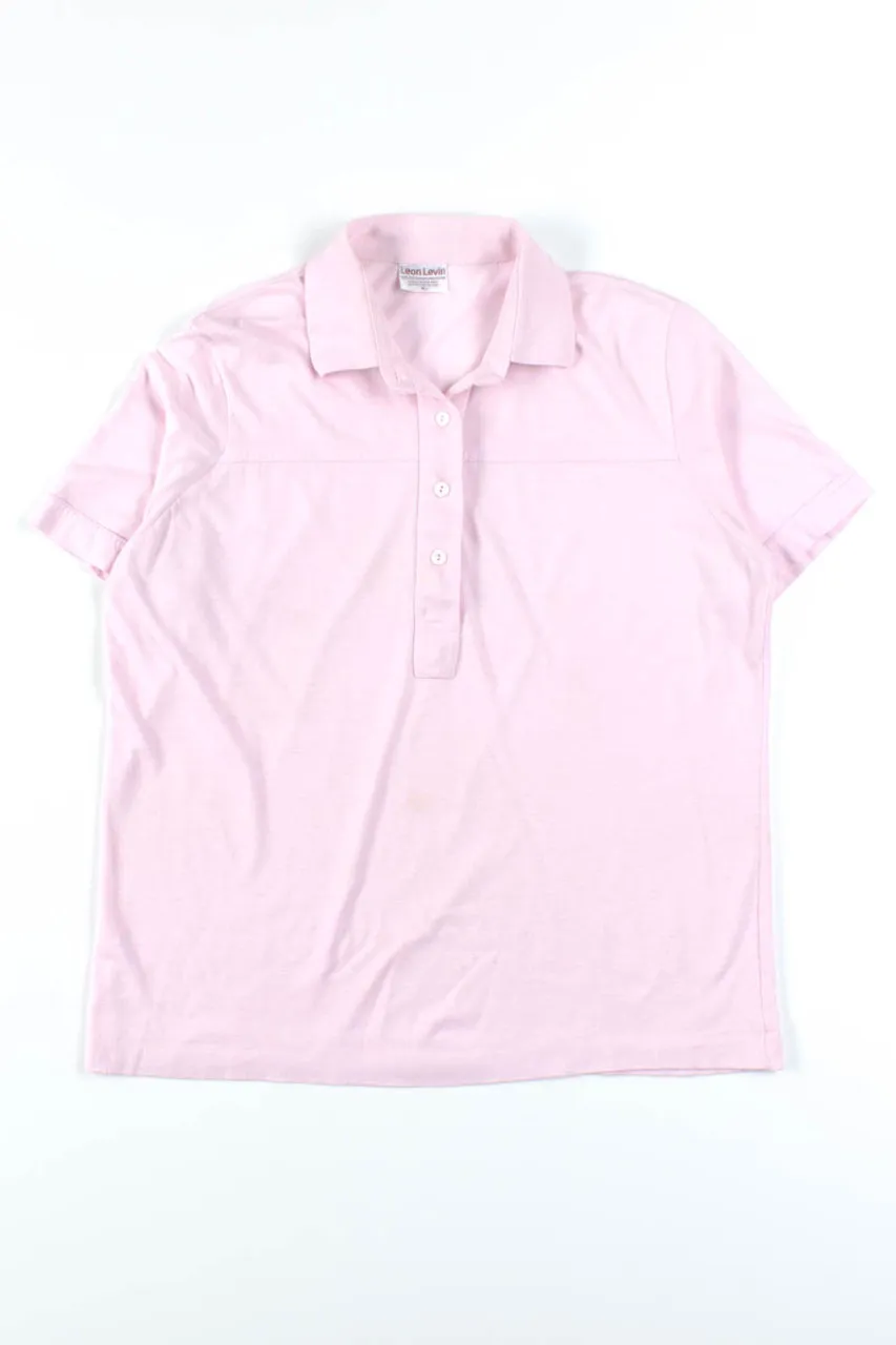 Pink Leon Levin Polo Shirt