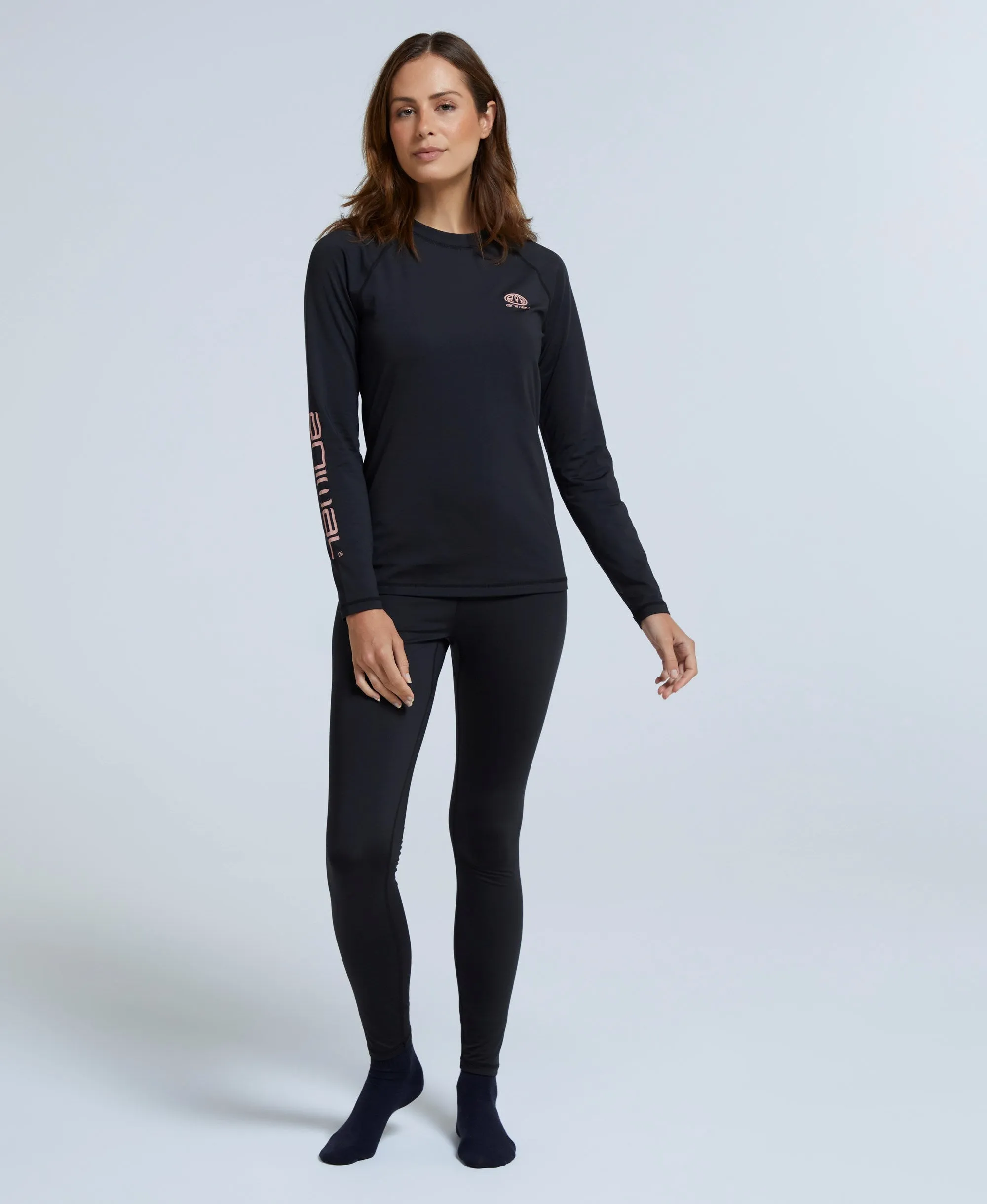 Piste Womens Base Layer Leggings - Black