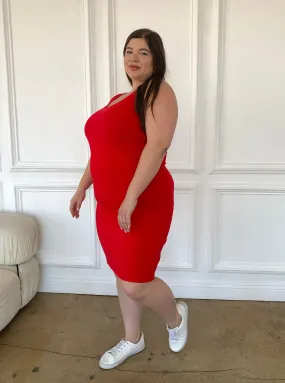 Plus Size Bodycon Tank Dress