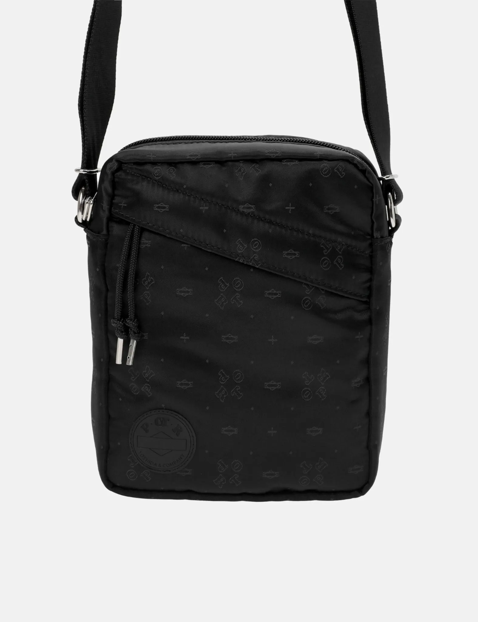 Porter Yoshida & Co Monogram Vertical Shoulder Bag - Black