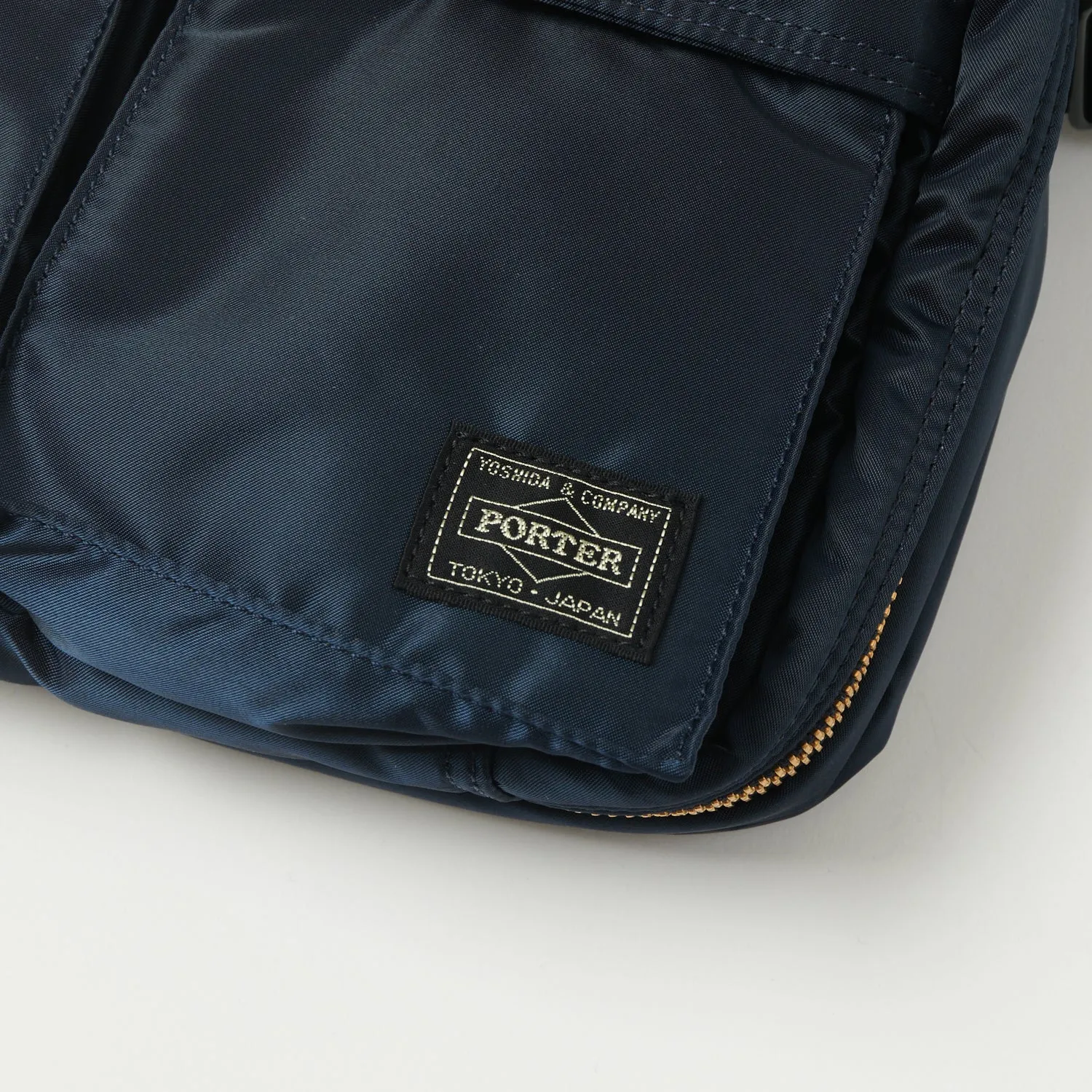 Porter-Yoshida & Co. Small Tanker Shoulder Bag - Iron Blue