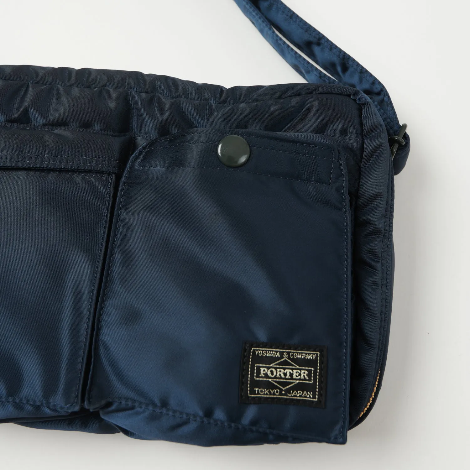 Porter-Yoshida & Co. Small Tanker Shoulder Bag - Iron Blue