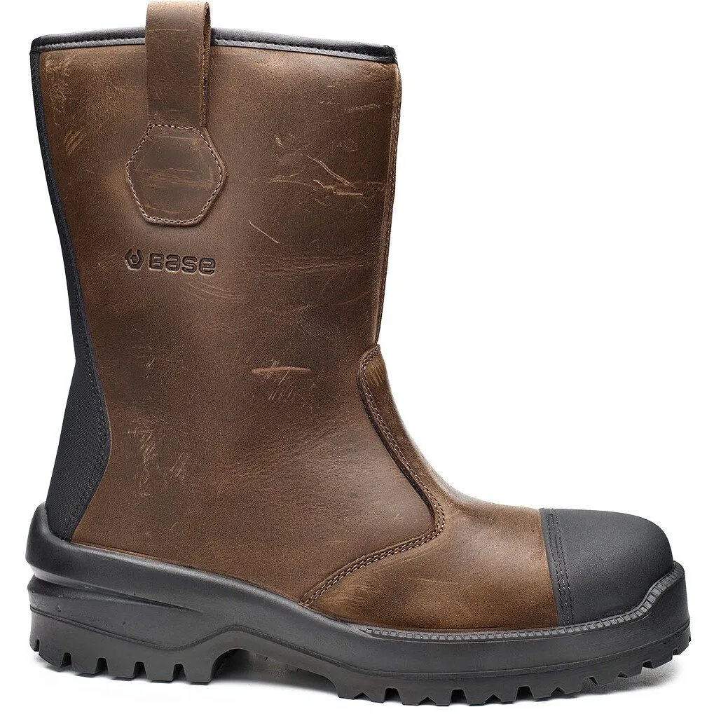 Portwest Base B0745 Platinum Elk Safety Boot - Brown/Black