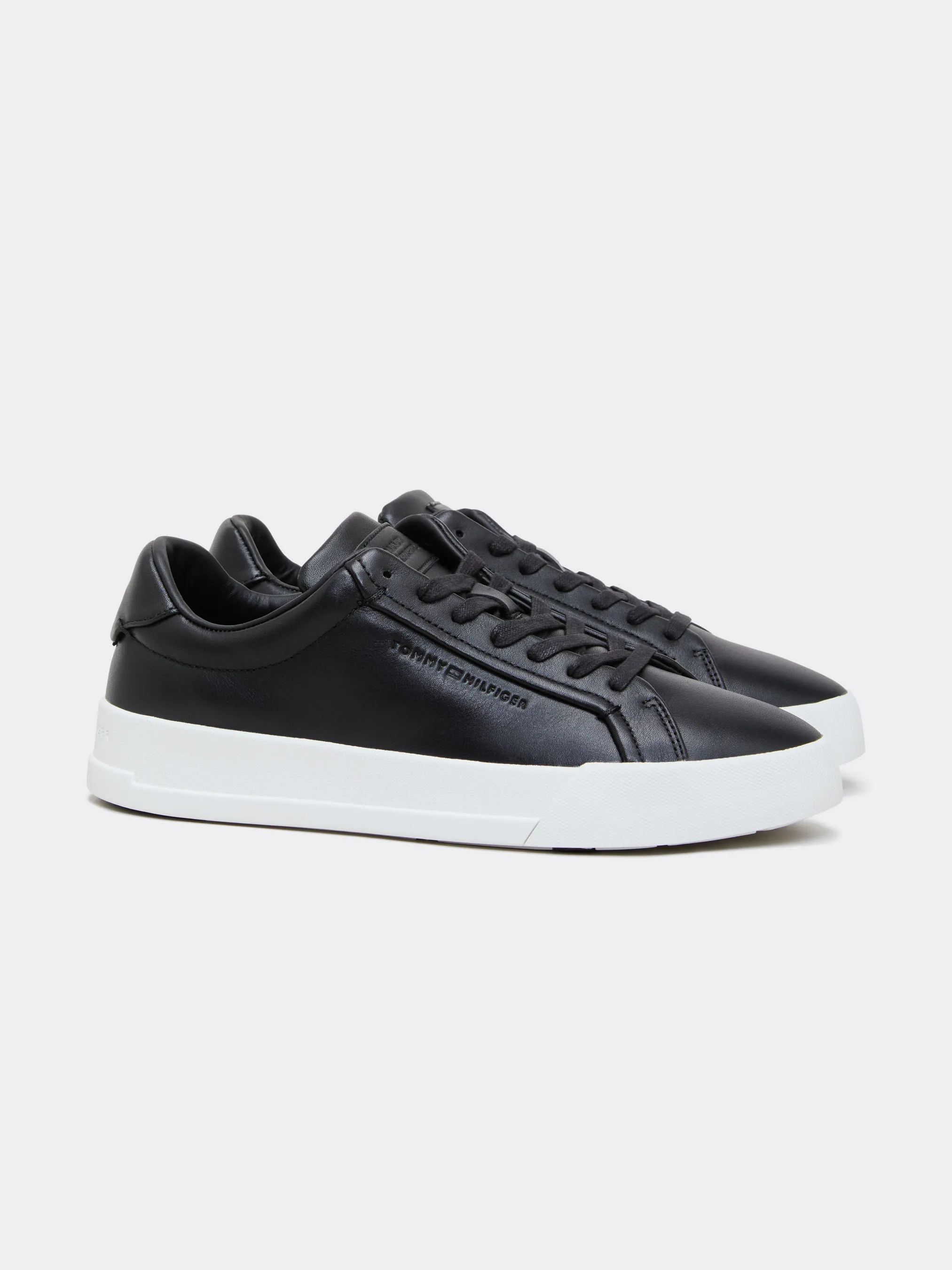 Premium Leather Court Trainers | Sneakers | Tommy Hilfiger