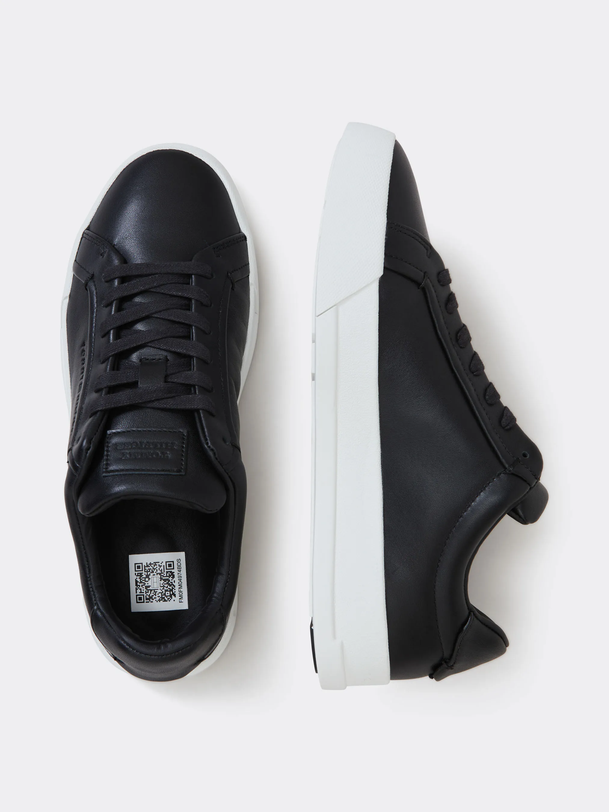 Premium Leather Court Trainers | Sneakers | Tommy Hilfiger