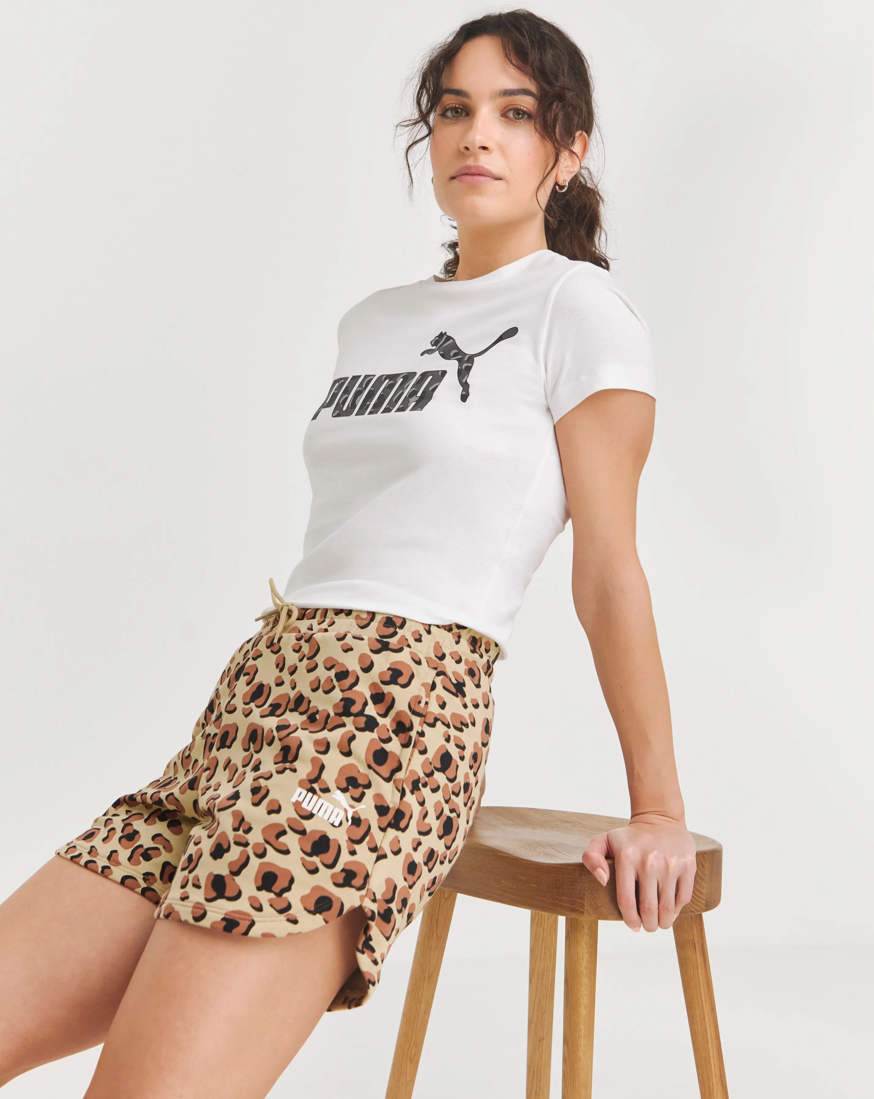 PUMA Essential Animal Print Shorts