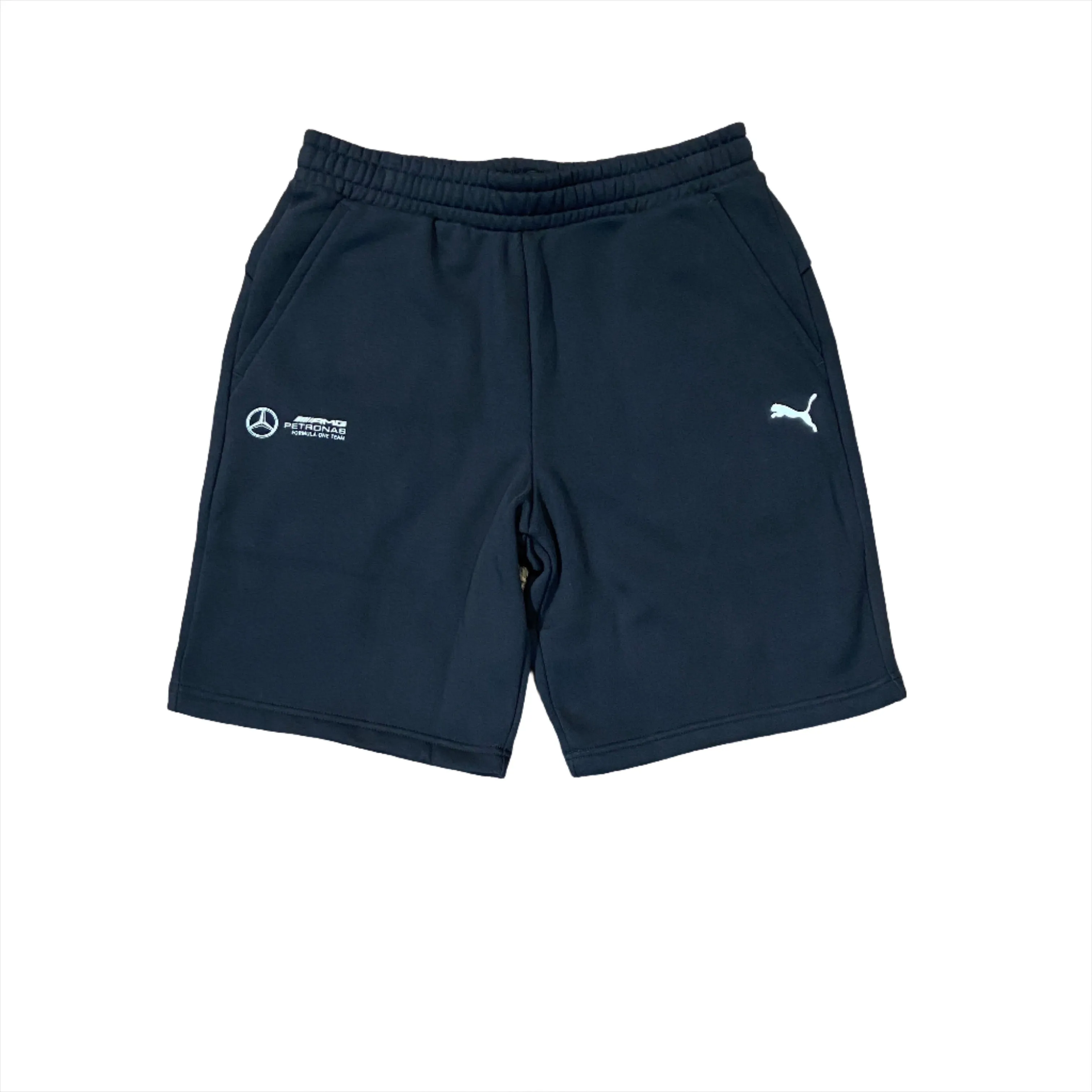 PUMA MAPF1 ESS SHORTS FLEECE - Men’s-PUMA BLACK