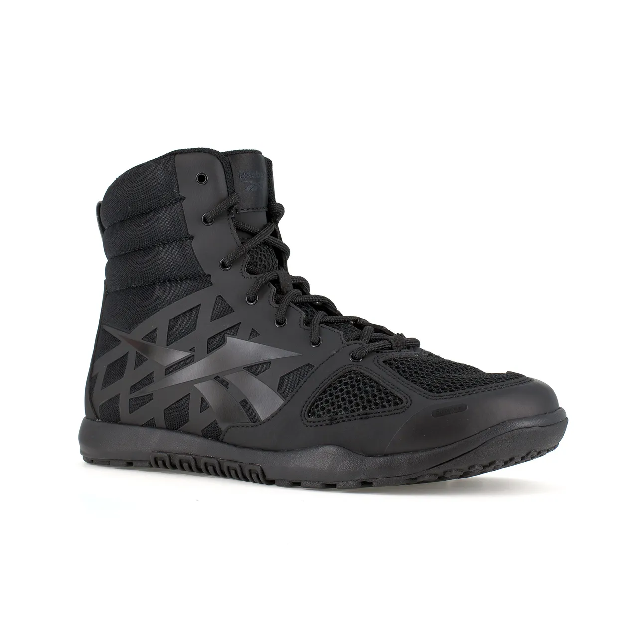 Reebok Men's 6" Nano Tactical Side Zipper Boot Black 