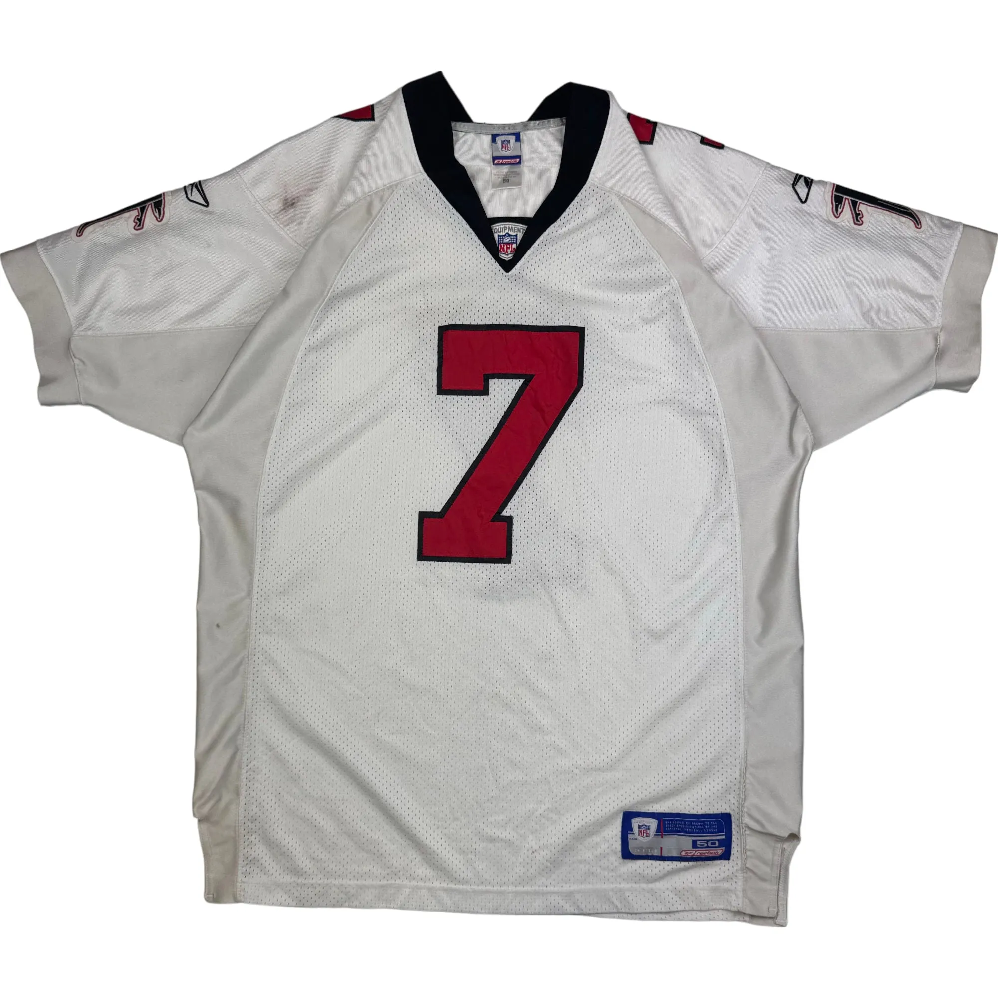 Reebok NFL Atlanta Falcons Michael Vick 7 White Jersey