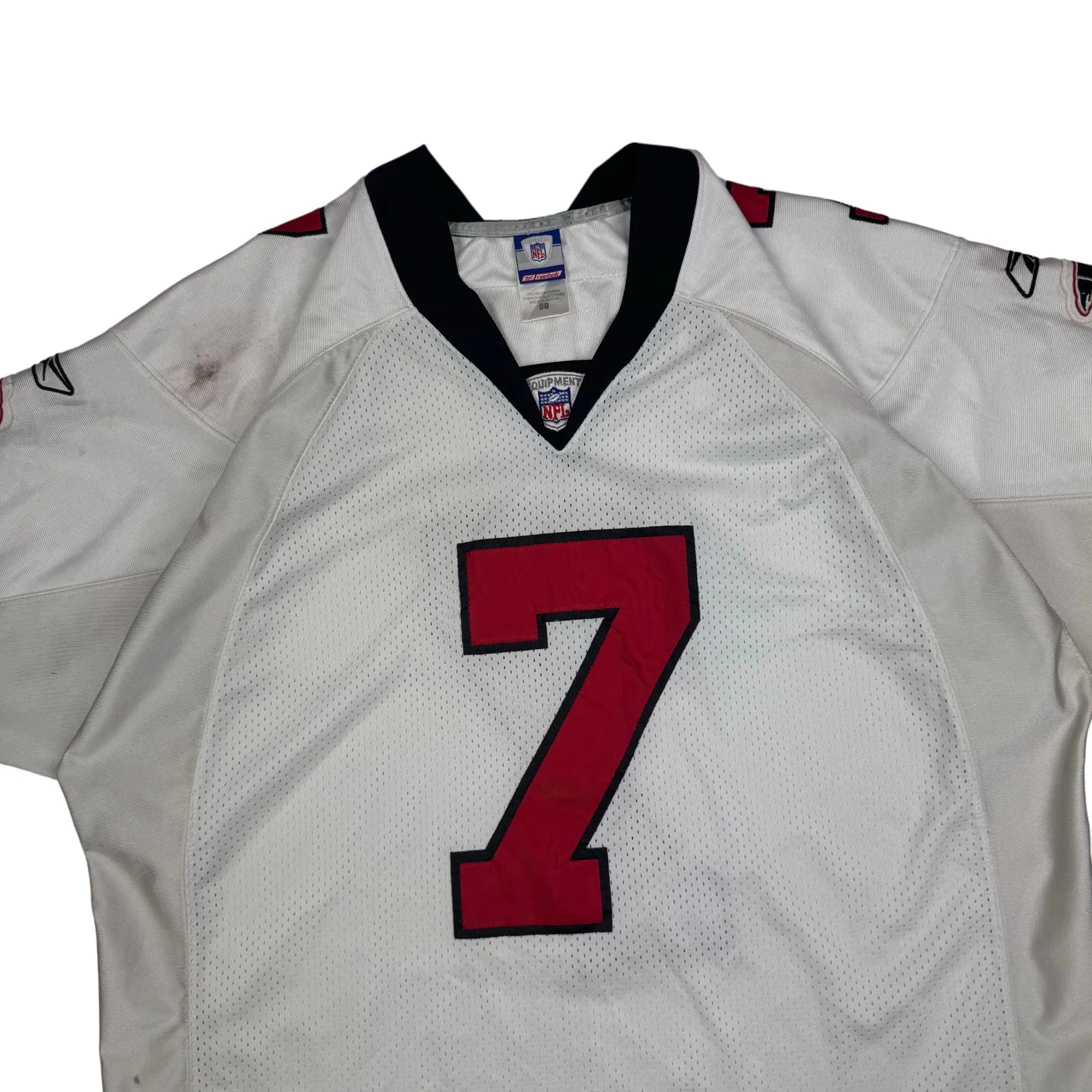 Reebok NFL Atlanta Falcons Michael Vick 7 White Jersey