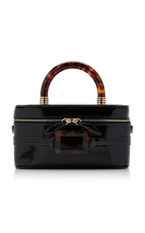 Roger Vivier Mini Belle Vivier Leather Vanity Bag