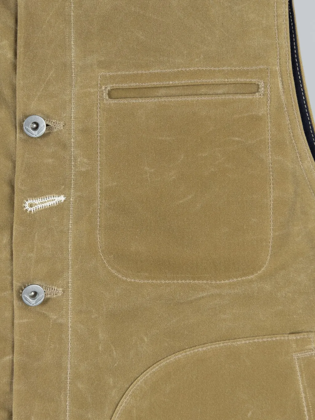 Rogue Territory Waxed Canvas Supply Vest Tan