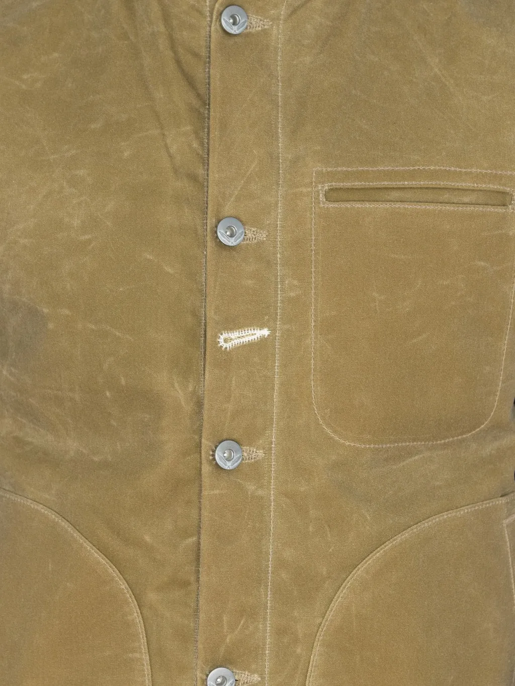 Rogue Territory Waxed Canvas Supply Vest Tan