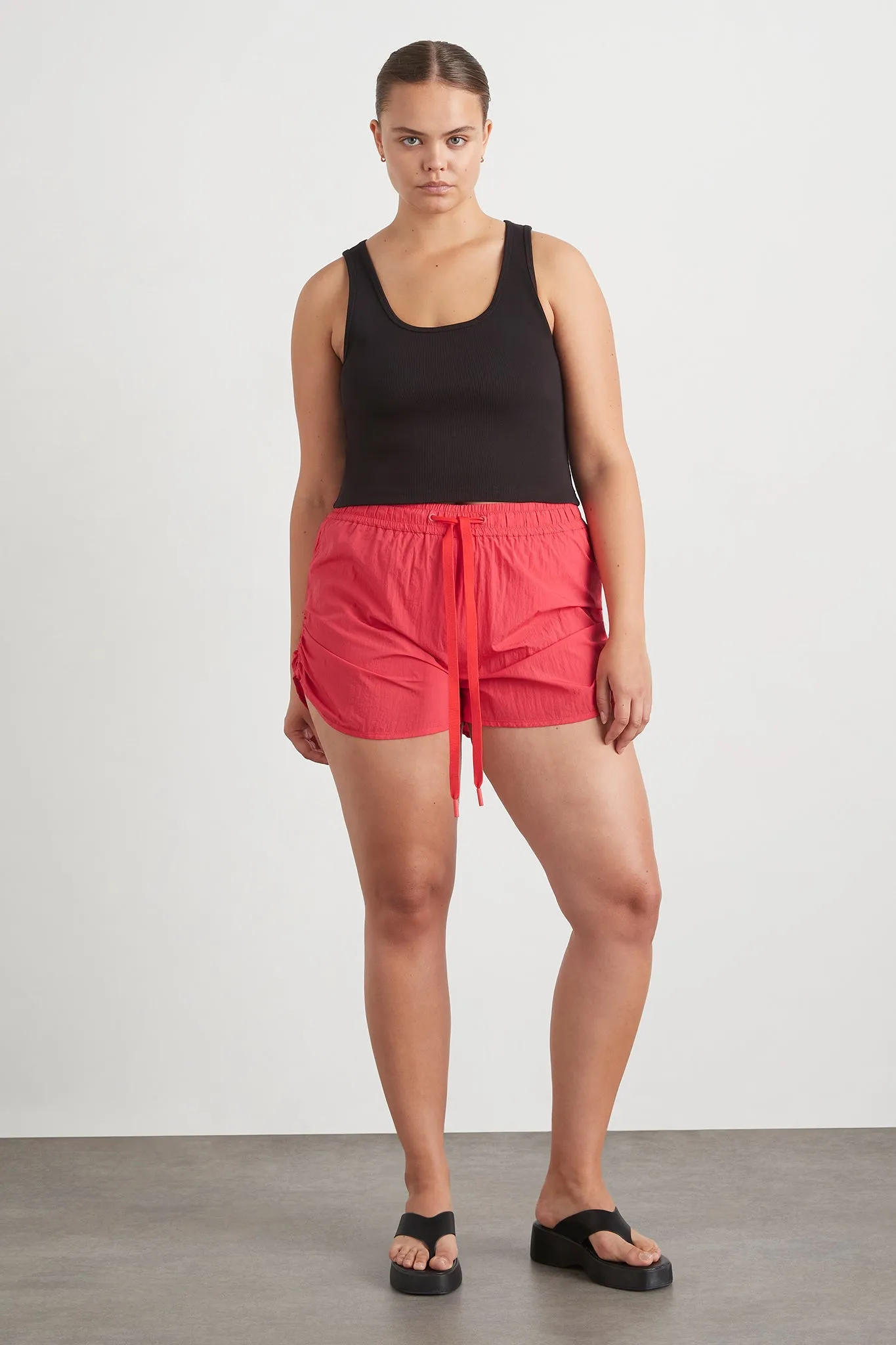 Ruched Running Short 602 -          