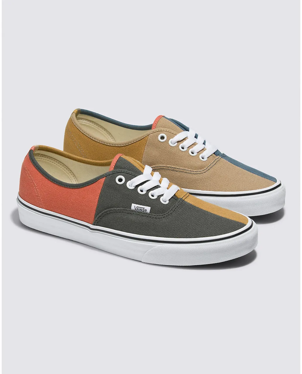 (SALE!!!) Vans Authentic Split Shoe - Duck Canvas Multi